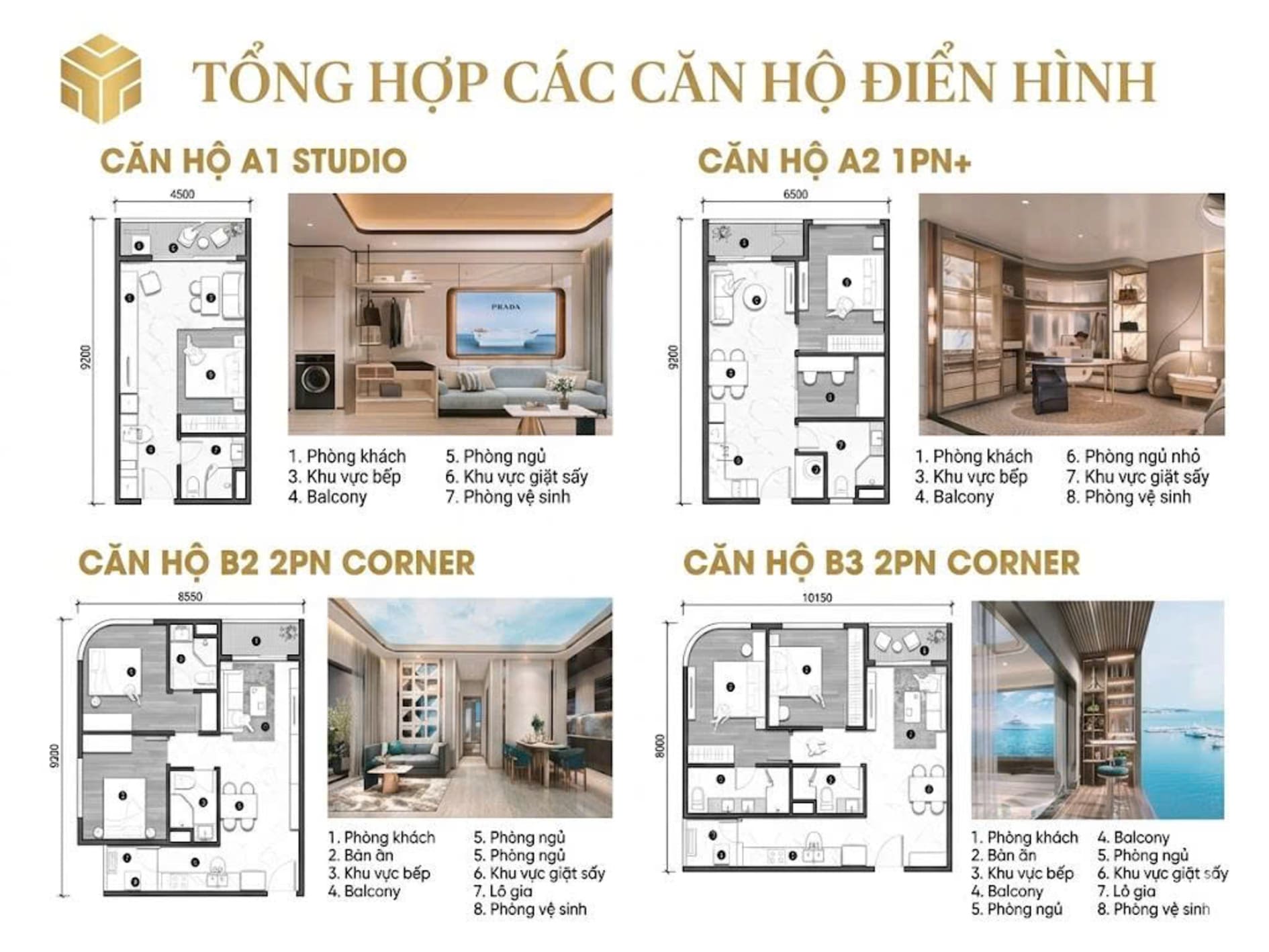Mặt bằng thiết kế căn hộ The Emerald River Park hiện đại ra sao? 3 3 9